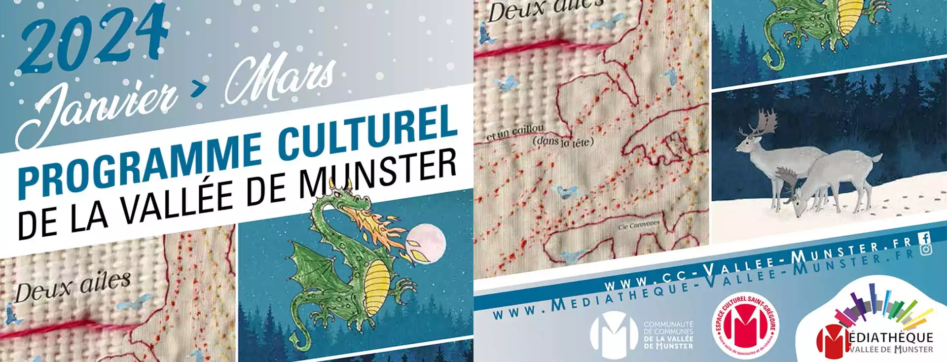 Programme culturel janvier mars 2024 Vallée de Munster