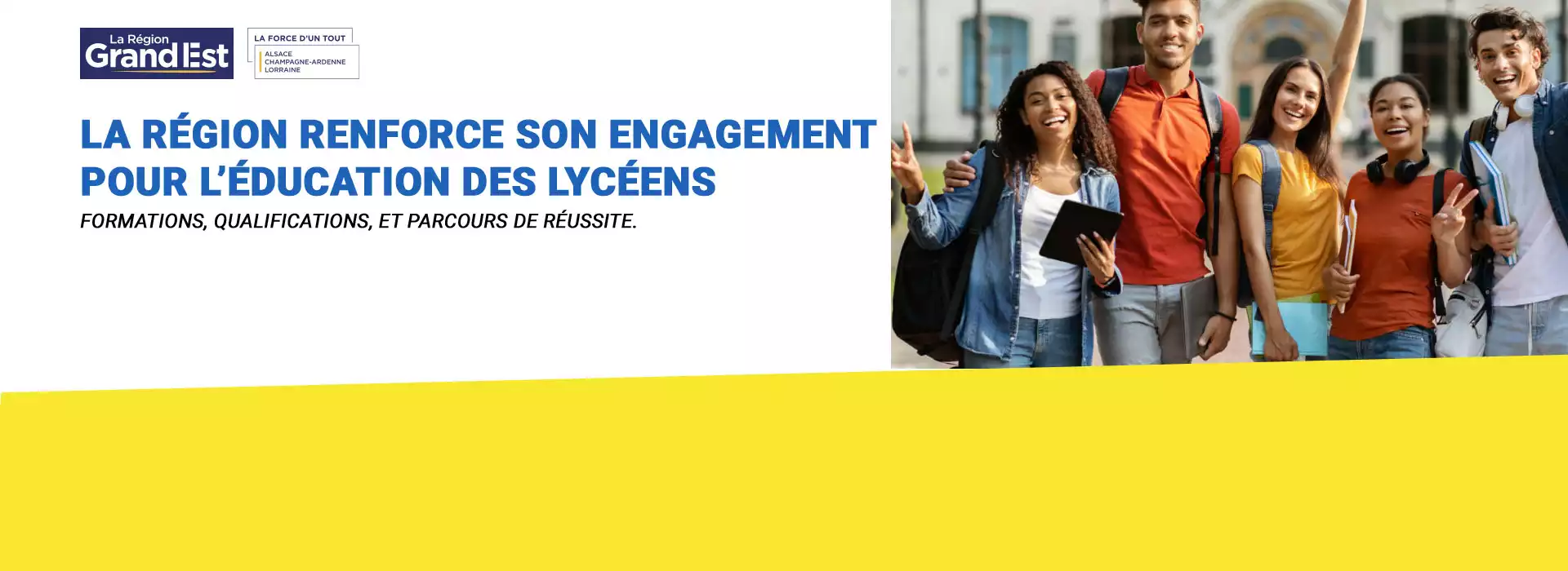 éducation des lycéens région Grand-Est