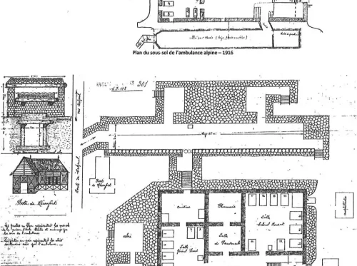 Mittlach ambulance alpine plan du sous sol